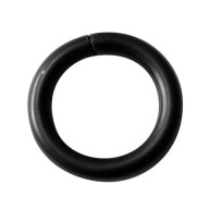 Kovový krúžok, drôt 6mm fi25, Matt Black, 5 ks