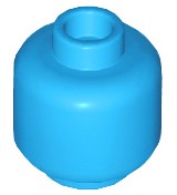 LEGO 3626c HEAD HEAD azúrovo tmavá NOVINKA (1g)
