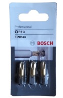 Bity BOSCH PZ3 titánové skrutkovacie bity 3 ks.