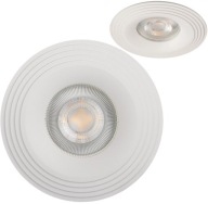 Kanlux stropné očko LED ozdobný bodový krúžok 10W GU10 biely