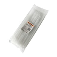 Sťahovacie pásky UV Sťahovacie pásky - 100 ks 4,8 x 250 mm, biele