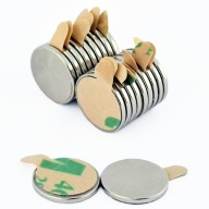 NEODYMOVÝ MAGNET 9,5x1 S LEPIKOM N38 - 20 KS