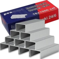24/6 ZOŠÍVAČKY POZINKOVANÉ 1000 ks PRE ZOŠÍVAČKU SIL.