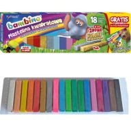 BAMBINO PLASTICINE 18 FARIEB + PODLOŽKA ZDARMA