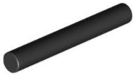 LEGO 1X3 BLADE CAN CAN BLACK 3L 17715 87994 10 KS