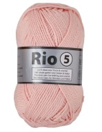100g Lammy Yarns hrubé 100% mercerizovaná bavlna Rio 5 708 ružová