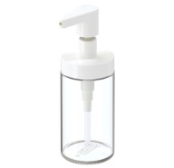 SKLENÝ DÁVKOVAČ MYDLA, TEKUTÉ TETOVANIE, 250ml