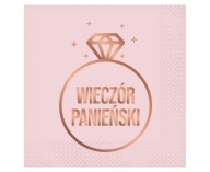 Krúžok na obrúsky Hen Party 20 kusov