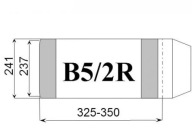 Kryt B5/2R výška 237 mm D&D