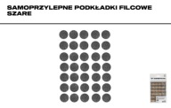 Plstené podložky Fi 15 sivá 30 ks. Vorstahl