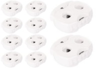 LINE STOPPER KONCOVÁ SVORKA BIELA ​​5mm - 10 ks