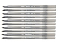 Guľôčkové pero BIC Round Stick, čierne, 10 ks.