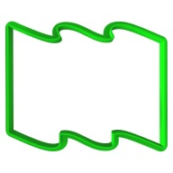 Vykrajovačka na perníčky POĽSKO Bojová POĽSKÁ VLAJKA 8cm