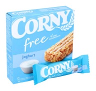 CORNY tyčinka BEZ CUKRU Prírodný jogurt 6 kusov DE