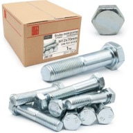 M12x70 Skrutka metrická šesťhranná DIN 931, pozinkovaná, s kľúčom, trieda 8.8, 1 kg