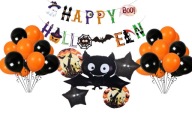 Súprava halloweenskych balónov + bannerových dekorácií