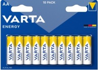 10 X VARTA ENERGY AA LR6 R6 ALKAICKÁ BATÉRIA