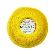 Cordonka MUZA 50 Ariadna 1505 žltá 50g 550m