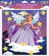 Trblietavá penová mozaika Elf 3D Scrapbook