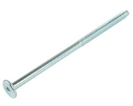 10X skrutka M6 x 120 mm plochá hlava na imbusový kľúč, nábytková skrutka metrická skrutka