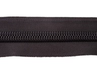 Páska na zips #10 špirála 1 meter čierna