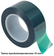 Vysokoteplotná polyesterová páska 10 mm/66 m
