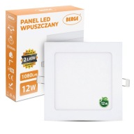 Štvorcový zapustený LED stropný panel 12W CCD