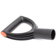 Plastový držiak (rúčka) na čierno-oranžovú lopatku
