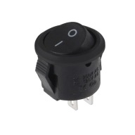 MINI NÁBYTOKOVÝ SPÍNAČ 250V 50Hz 2A Čierny