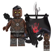 Figúrka z tehál Uruk-hai Kuša + banner + mini