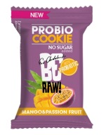 Probio Cookie Mango & Passionfruit sušienka bez cukru BeRAW probiotická 18g