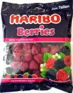 Haribo Berries maliny a černice 175g
