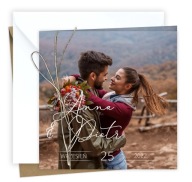 Svadobné oznámenia FOTO OBÁLKY MENÁ STRING