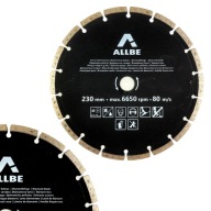 DIAMANTOVÝ KOTOUČ 230MM 22,2MM NA BETONOVU KOCK