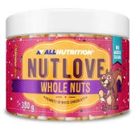 ALLNUTRITION NutLove WholeNuts Arašidy v bielej čokoláde, 300g