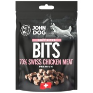 John Dog Soft chapsy psie pamlsky Švajčiarske kuracie kúsky 100g