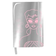 A5 BEUNIQ BARBIE FACE DIEVČENSKÝ ZRKADLOVÝ ZÁPISNÍK