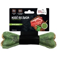 SITUOVANÁ MICHA ŽUVACIA KOST PRE Svieži dych 13,5 cm S MÄTOU A ZELENÝM ČAJOM