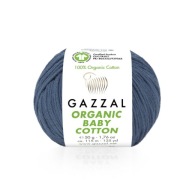 GAZZAL BIO BABY COTTON 434 tmavá džínsová priadza