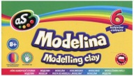 AS modelovacia hmota 6 farieb x 11g