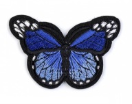 Nažehľovacia termo náplasť Butterfly Applique Patch SAPPHIRE-blue /2815