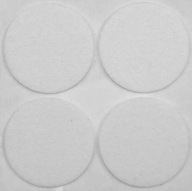 VOREL PODLOŽKY PLSTENÉ 40 MM BIELE 4 KS