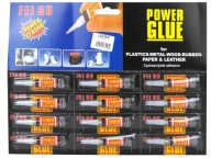 POWER GLUE Univerzálne lepidlo Instantný blister 12 kusov (2120)