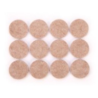 Guľaté plstené podložky - priemer 30 mm, sada 24 ks