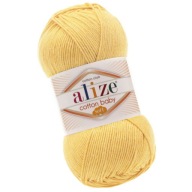 Bavlnená priadza Baby Soft - 250 Yellow Alize