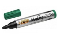 BIC PERMANENTNÝ ZNAČOVAČ 2000 ZELENÝ KRUHÝ HROT ALKOHOLU VODEODOLNÝ