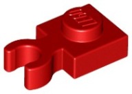 LEGO 4085d Tanier 1x1 červený (1g) 1 ks.