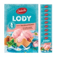 Delecta jahodová zmrzlina 10x57g zmrzlina v prášku, jednoduchá na prípravu