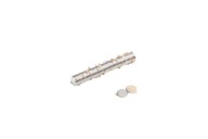 Neodymový magnet MW 10x1 N38 s lepidlom 3M 10 ks