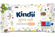 KINDII EXTRA MÄKKÉ VLHČENÉ Utierky 60 ks.